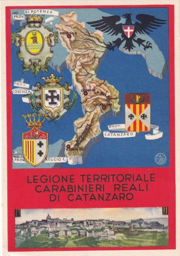 Cartolina militare legione - cartolina,