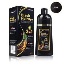 Black Hair Dye Shampoo 3 in 1