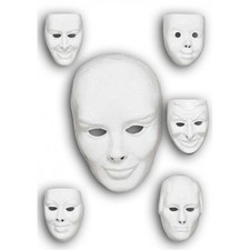Maschera Plastica Bianca