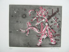 FEDERICO RIGHI ACQUAFORTE 35x50 1971 Garanzia de "L'ARCO"