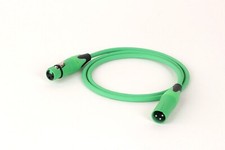 CAVO MICROFONICO PROFESSIONALE 5 METRI VERDE XLR COLORATI COMPATIBILI NEUTRIK