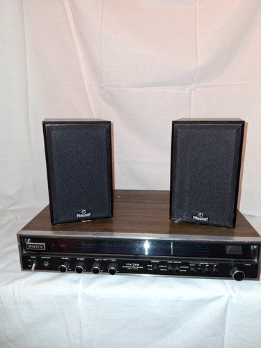 Radio vintage con casse - vintage,