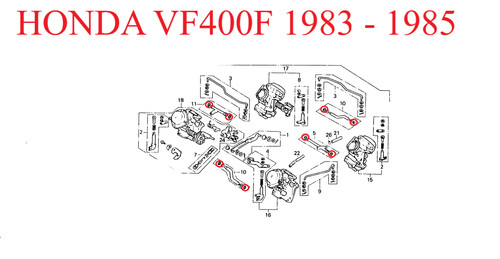 Oring tubi raccordi honda - 8x,