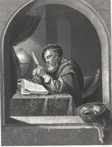 Studioso incisione a - lo,