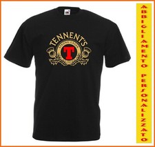 T-Shirt maglietta logo birra Tennent's Super beer Uomo Donna Ragazzo tg SMLXLXL