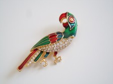 Spilla Uccello Pappagallo
