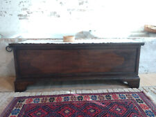 cassapanca antica in legno restaurata apribile