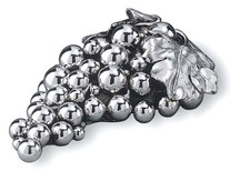 SCULTURA GRAPPOLO d' UVA CM.14Lx6H in GALVANICA ARGENTO 925% PURO 826500/69C