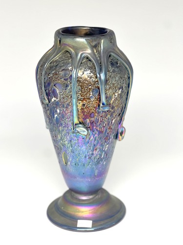Vaso lucentezza blu con - vaso,