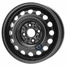 Cerchi in ferro KFZ ALCAR STEEL 14" 4.5J 4x100 ET 39 54 NERO