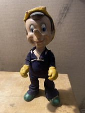 Bambola composizione vintage 10,5" Disney Pinocchio di Knickerbocker