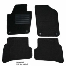 Set compatibili tappetini Polo 2009 al 2016 in moquette 4 fissaggi non originali