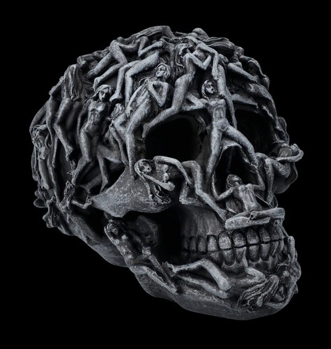 Teschio totenkopf con corpi - totenkopf,