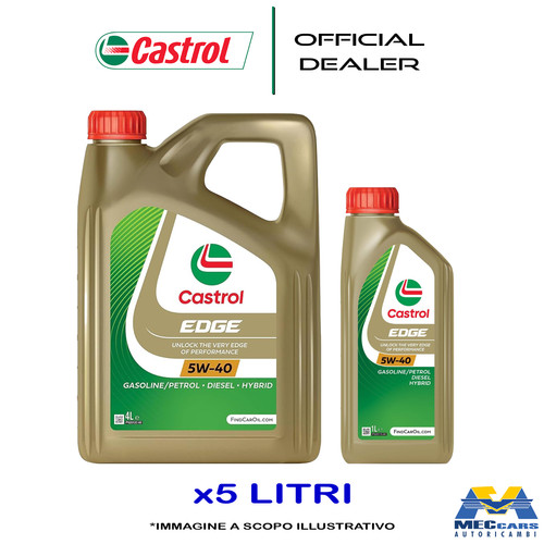 Castrol edge 5w40 - edge, olio