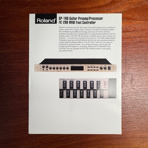 Vintage roland 100 - vintage, gp-100/fc-200