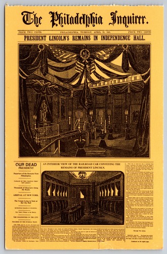 Cartolina giornale president - cartolina,