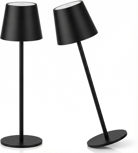 Lampada tavolo nera led - tavolo,
