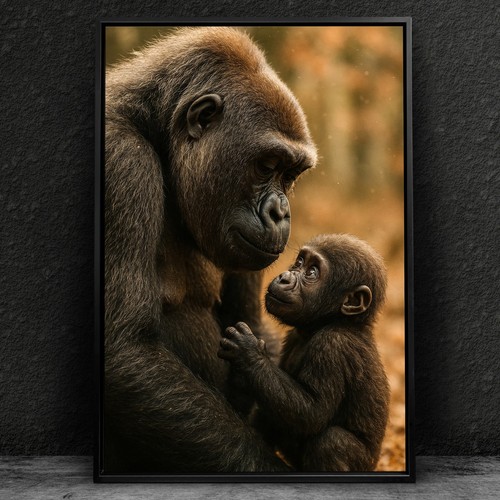 Famiglia gorilla animale - famiglia, gorilla,