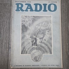 Vintage radio november - vintage, 1928