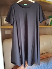 Abito Benetton Cotone Nero