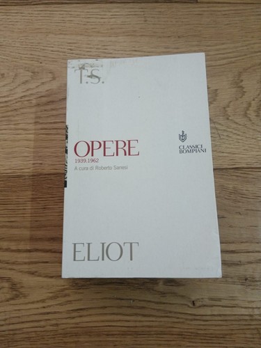 Thomas stearns eliot opere - thomas,