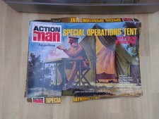 Tenda Action Man Operazioni Speciali Vintage Con Scatola..