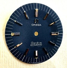 Omega Dynamic per Cal.601 Vintage Blue Dial marcato Beyeler, 30,5mm, anni '70