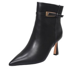 Kharisma Tronchetti Con Cerniera Nero - Taglia 36 Scarpe Donna Tronchetti