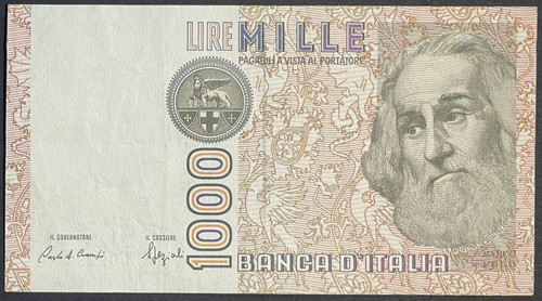 Italia banconota 1000 - -,