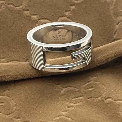 Anello fascia con logo - anello, g