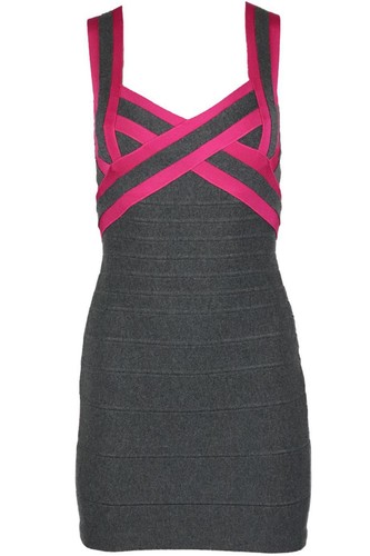 Herve leger mini abito - mini, fascia