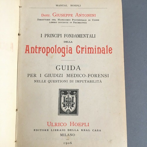 1906 principi antropologia - principi, di