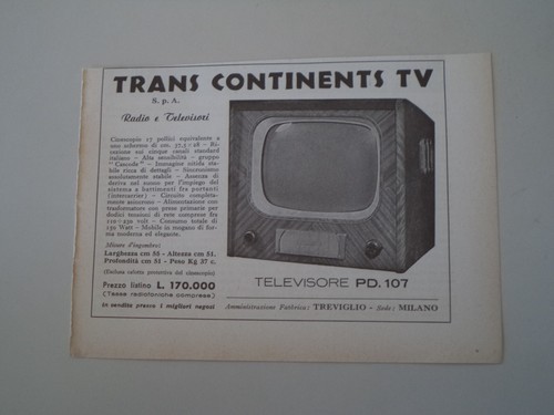 Advertising pubblicità 1955 - advertising,