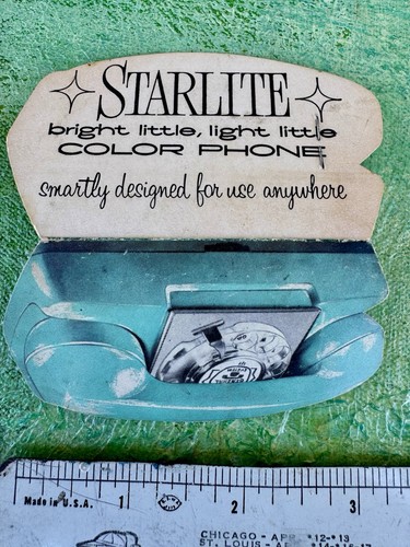 Telefono vintage colore blu