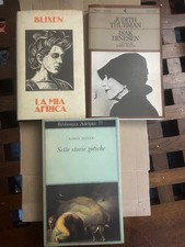 Karen Blixen La mia Africa Vita Sette storie gotiche 3 libri unico lotto