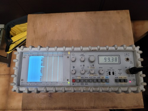 Digital analog tv meter - &,