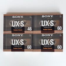 Cassette Audio SONY UX-S 1988 - 4 Musicassette Sigillate - 4 no Tdk o Basf NOV