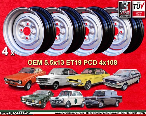 Cerchi ford oem 5x13 - oem, et19