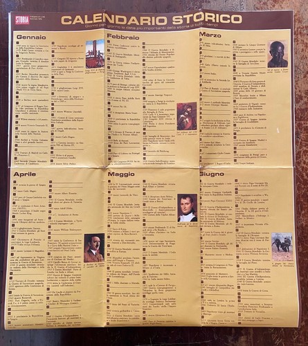Poster calendario storico - poster,