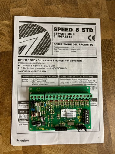 Speed std tecnoalarm - 8,