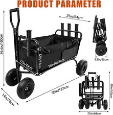 Carrello da Pesca Carrello da Pesca, Carrello da Pesca Pieghevole Carrello da Pesca Spiaggia per Picnic