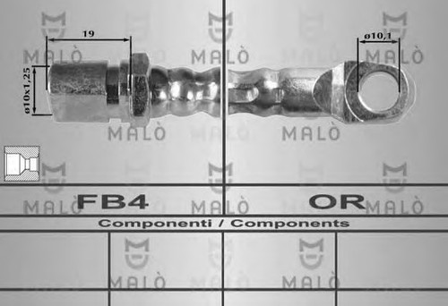 Tubo freno fiat - tubo, fiat/om