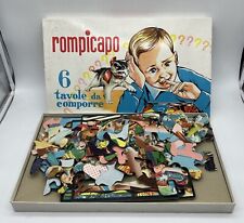 Rompicapo 6 Tavole Da Comporre Walt Disney 1985 Puzzle Edizioni Marca Stella