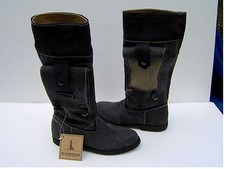 STIVALI RANDERS NERI  ESTIVI N° 36 NUOVI IN PELLE