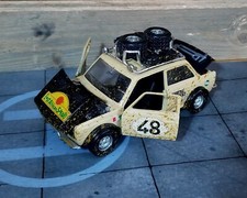 POLITOYS S7 FIAT 128 RALLY #48 SCALA 1:25 EAST AFRICAN SAFARI MADE IN ITALY