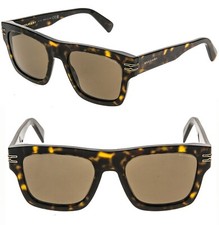 Occhiali da sole BVLGARI 40015 B.zero1 BV40015I marrone POLARIZZATI rettangolari iconici 52H