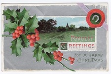 Cartolina d'epoca Auguri di