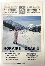 Valle d'Aosta - Orario