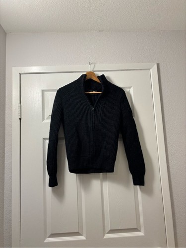 Maglione nero con zip - , a
