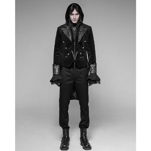 Cappotto uomo velluto punk - uomo,